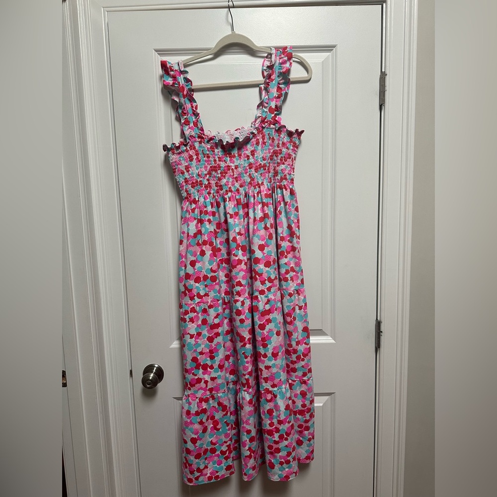 Mahi Gold Fitz Dress, Size M